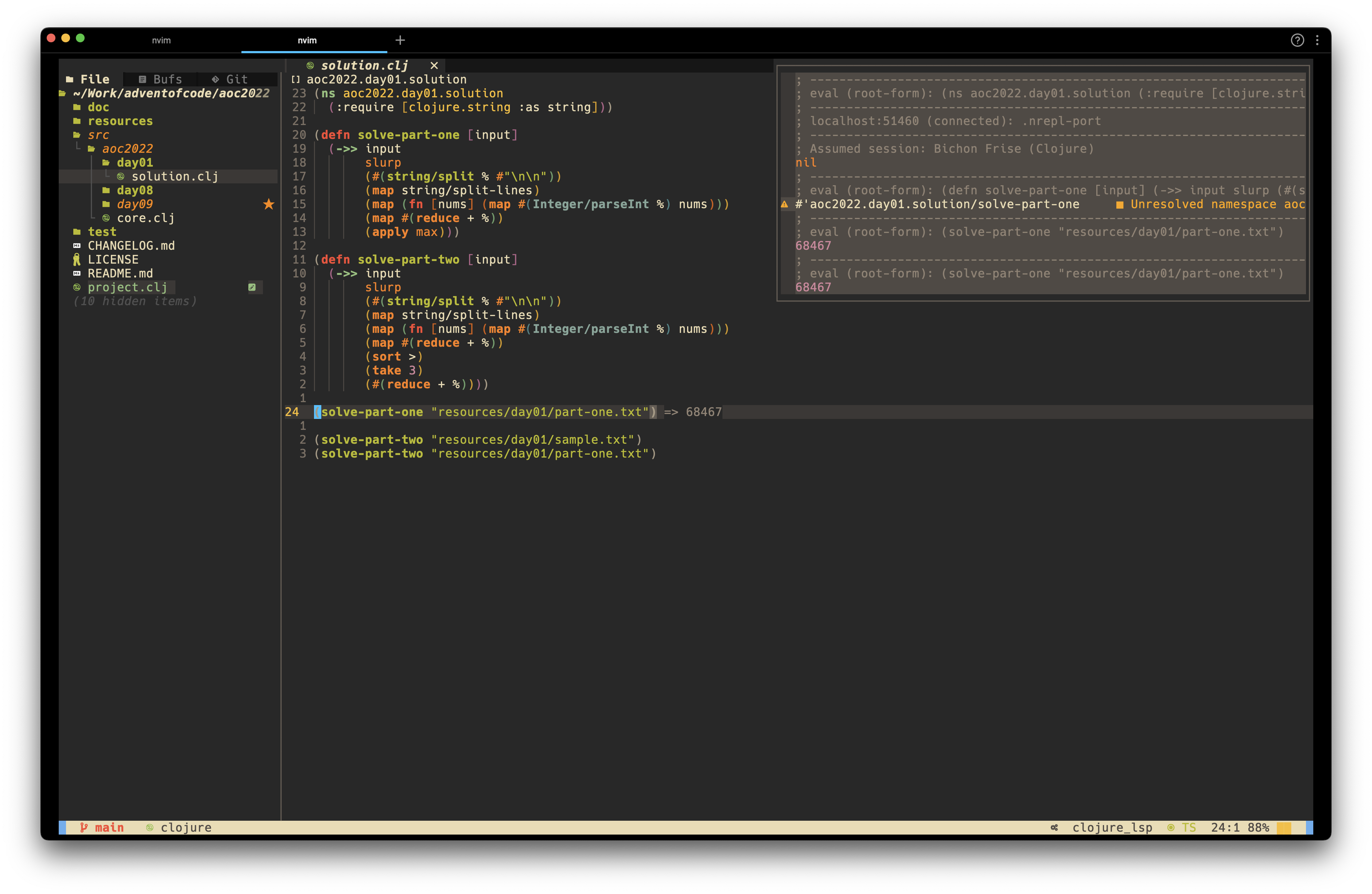 Astrovim Screenshot